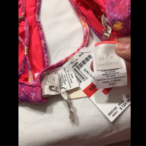 NWT 2PC Ale By Alessandra Island Fire Top + Bottom‎ - Picture 6 of 8